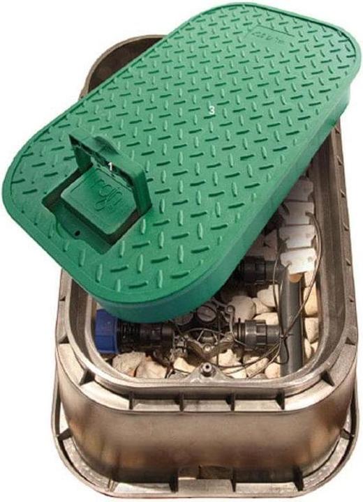 Produktbild PondParts Erdschacht Rechteckig mit Deckel, gross