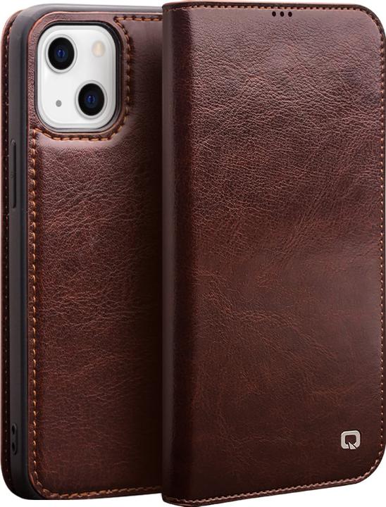 Actual product image QiAlino Fourre Flip cuir véritable (Apple iPhone 11 Pro)