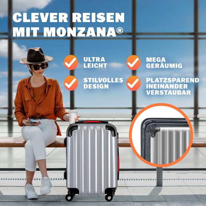 Produktbild Monzana Hartschalenkoffer (34 l, Handgepäck (bis 50l))
