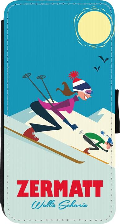 Actual product image PhoneLook Cover Wallet black Zermatt Ski Downhill (Apple iPhone XR)