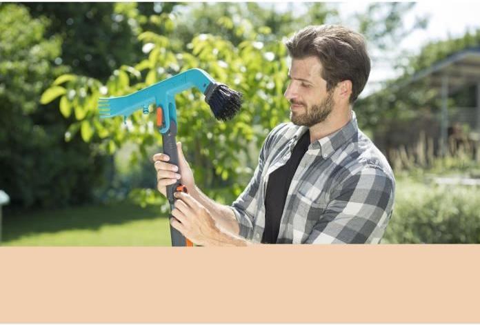 Actual product image Gardena aluminium handle