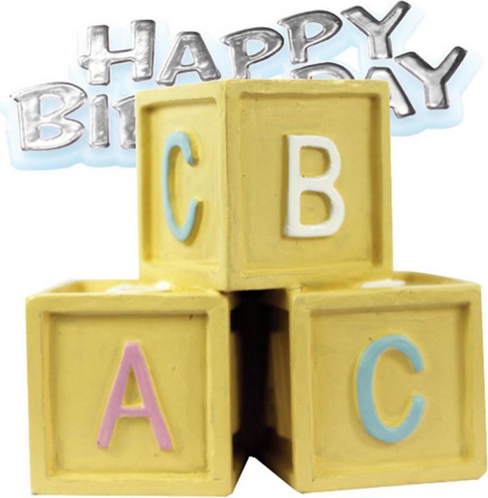 Immagine prodotto Creative Party - Topper per torta con cubi giocattolo