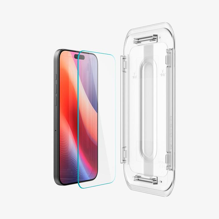 Actual product image Spigen Glas (2 Piece, Apple iPhone 16 Pro)