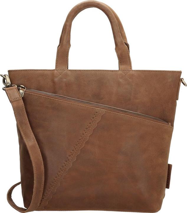 Actual product image Micmacbags Hide & Stitches Marrakech Handbag - Brown - 100% Leather