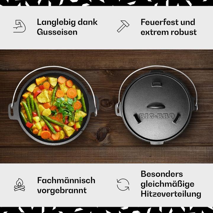 Immagine prodotto ToCis Big BBQ Set forno olandese Big BBQ Guernsey