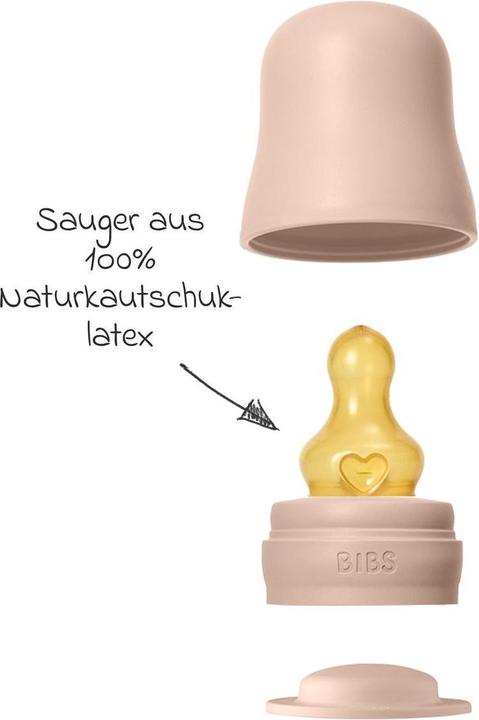 Actual product image Bibs Anti Kolik Flasche Latex 150 ml Slow Flow Blush (150 ml)