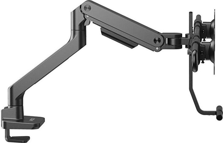 Actual product image Dual monitor arm office premium, with gas spring, crossbar (32")
