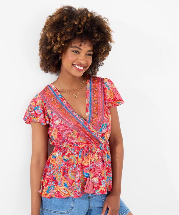 Produktbild Joe Browns Tropical Palm Print Relaxed Co-Ord Top (8)