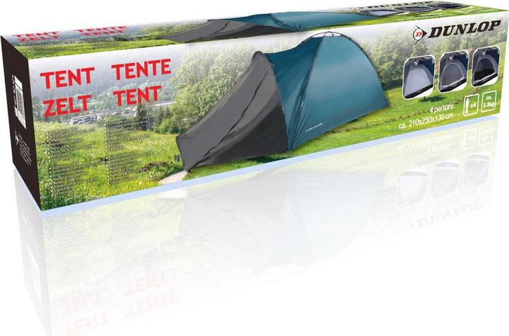 Produktbild Dunlop 4 Personen (210x250x130cm) (Kuppelzelt, 4 Personen)