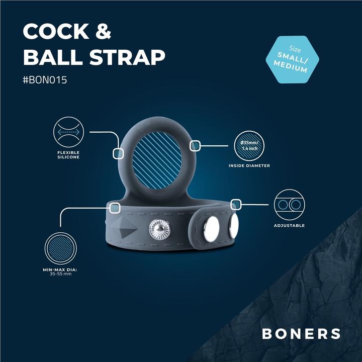 Immagine prodotto Boners Cinturino per gallo e palla (3.50 cm)