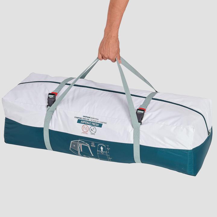 Image du produit Quechua Arpenaz Fresh (Tente gonflable, 11.60 kg, 9+ personnes)