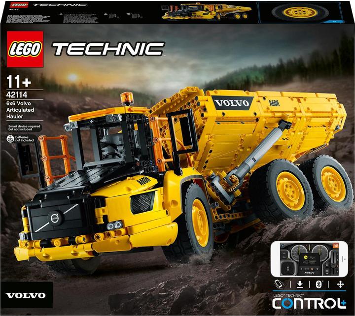 Actual product image LEGO Volvo articulated dumper (6x6) (42114, LEGO Technic)