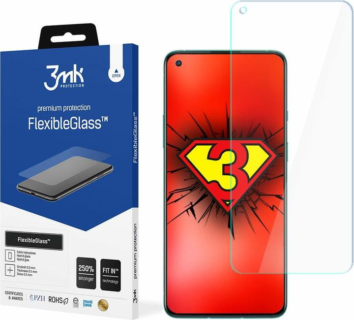 Produktbild 3MK FlexibleGlass OnePlus 8T 5G Szkło Hybrydowe (1 Stück, OnePlus 8T)