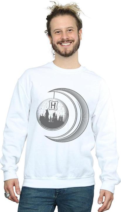 Actual product image Mens Hogwarts Moon Sweatshirt (L)