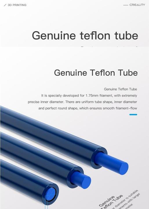 Actual product image Creality Teflon Hose Capricorn Kit 2 m (Hose)