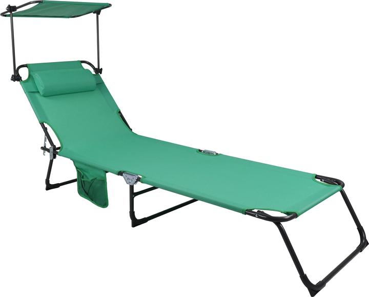 Immagine prodotto VCM Sdraio Sedia a sdraio Sdraio da giardino Tetto (185 cm)