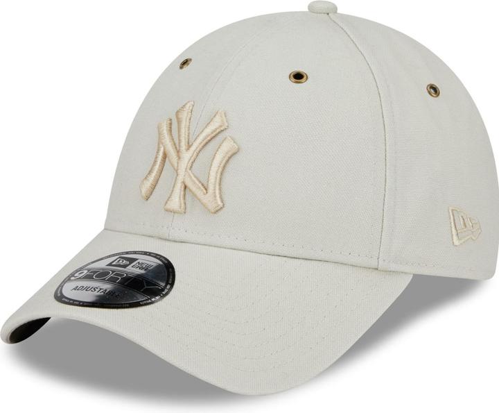 Produktbild New Era 9Forty Strapback Cap - Canvas New York Yankees Stone