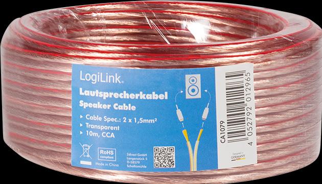 Image du produit LogiLink CA Câble de haut-parleur (10 m, 1.50 mm²² mm)