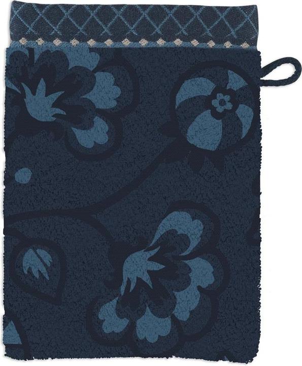 Image du produit PIP Studio Jasmin Jaquard Gant de toilette dark blue 16x22cm (1 pièce)