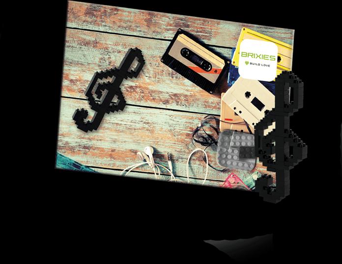 Actual product image Brixies Postcard clef