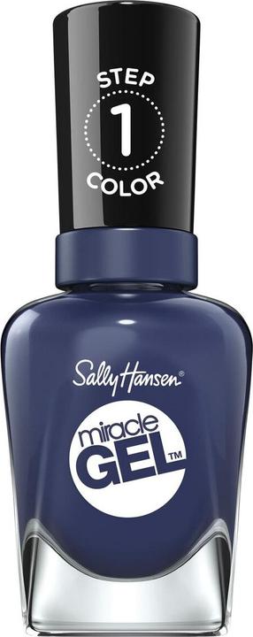 Sally Hansen Miracle Gel Nagellack Nr.445 Midnight Mod 14.7ml (609-midnight mod, Gel-Effekt Nagellack)