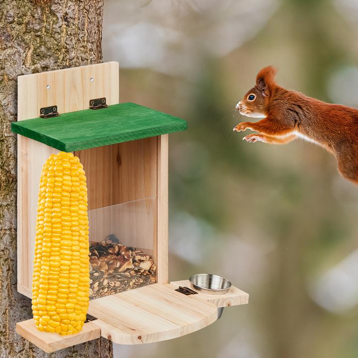 Actual product image Relaxdays Squirrel feeder