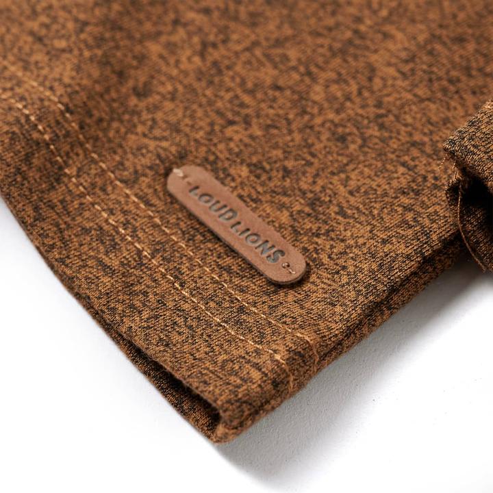 Produktbild VidaXL Kinder-Langarmshirt Cognac Melange 92,Material: 50 (92)