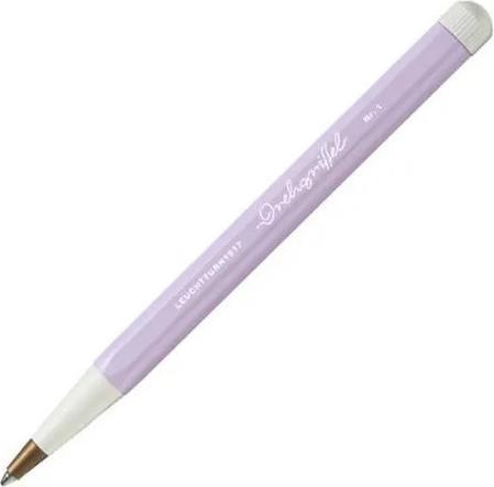 Lilac hexagonal stem in purple colourmade from precision-milled aluminium and brass