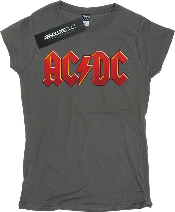 Produktbild AC/DC TShirt mit dunkelrotem Logo aus Baumwolle (XL)