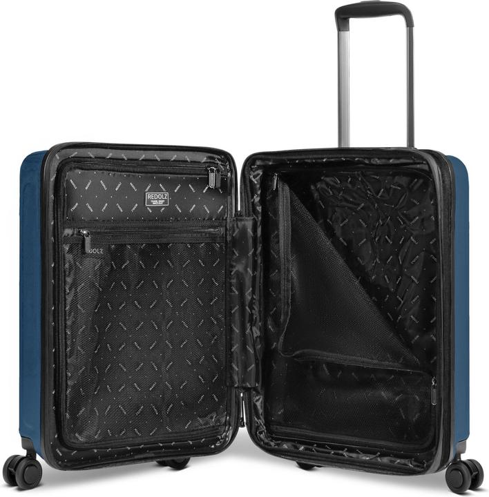 Immagine prodotto Redolz Essentials 14 Carrello da cabina a 4 ruote da 55 cm con piega elastica (46 l, Bagaglio a mano (fino a 50 litri))