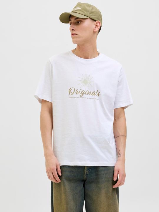 Actual product image Jack & Jones Gedruckt Rundhalsausschnitt T-shirt T-shirt (L)