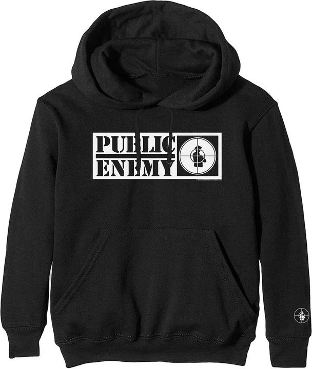 Immagine prodotto Public Enemy Crosshairs Felpa con Cappuccio Logo Adulto Unisex (XXL)