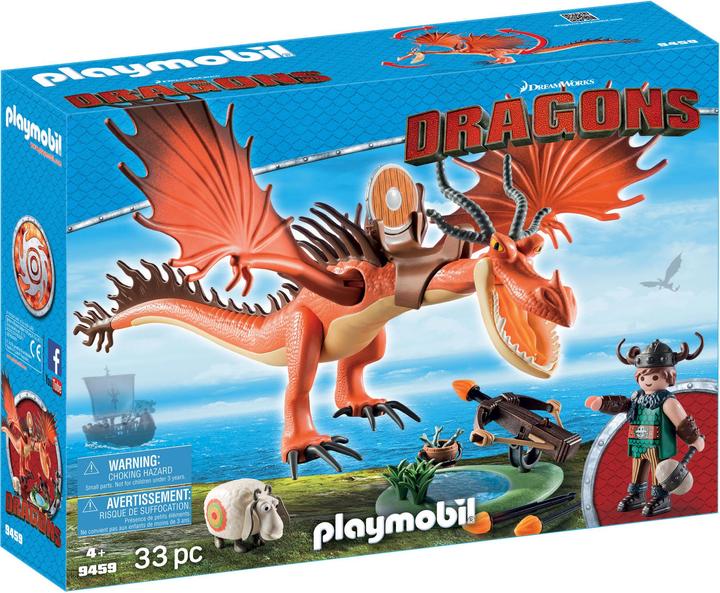 Immagine prodotto Playmobil Becco di moccio e dente a uncino (9459, Draghi Playmobil)