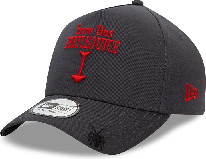 Produktbild New Era A-Frame Snapback Cap - HERE Beetlejuice charcoal (One Size)
