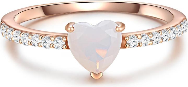 Glanzstücke München Damen Sterling Silber Mondstein (synth.) roségold - 29874