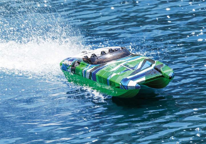 Image du produit Traxxas DCB M41 40 pouces Catamaran Brushless Vert/Bleu