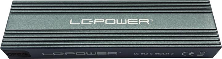 Produktbild LC-Power M.2 LC-M2-C-MULTI-3 USB3.2 M.2-SSD-Gehäuse (NVMe & SATA)