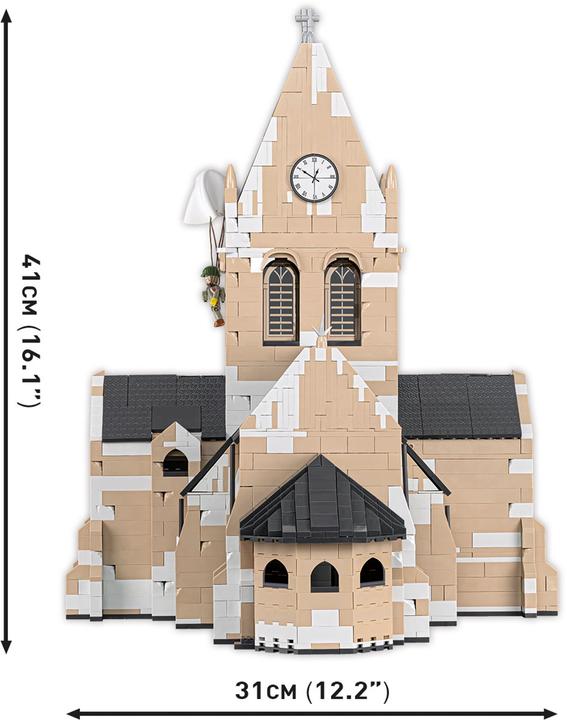 Actual product image Cobi Church Sainte-M?re-Eglise