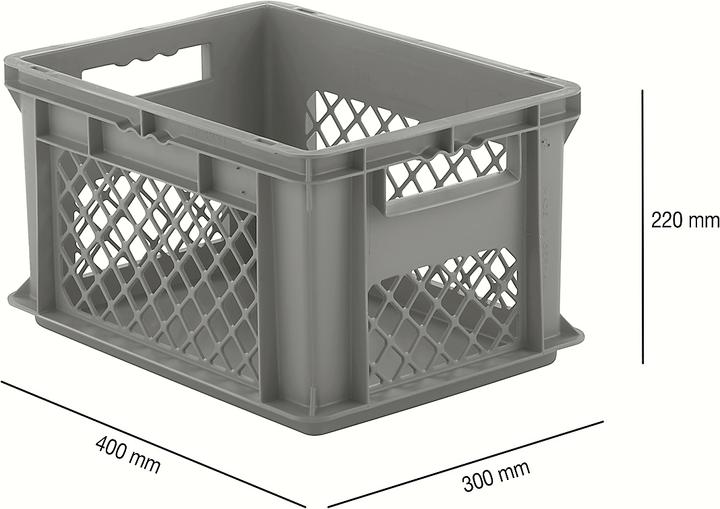 Produktbild Schäfer Shop Euro Box Serie EF 4121, aus PP, durchbrochene Wände (20.40 l)
