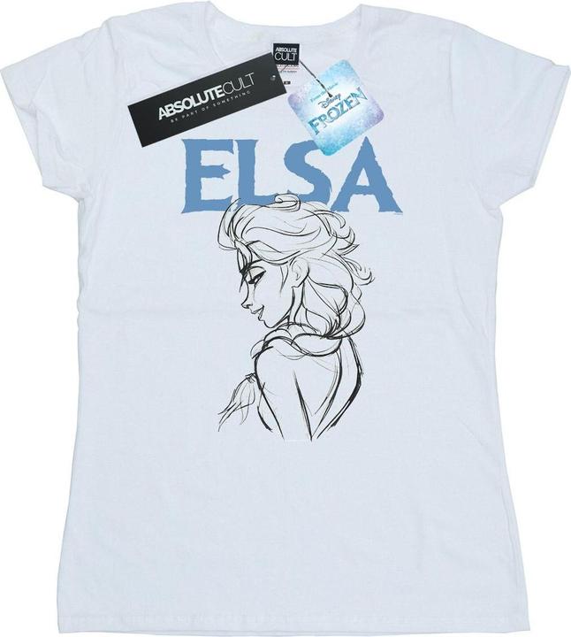 Produktbild Disney Frozen Elsa Profile Sketch TShirt (L)