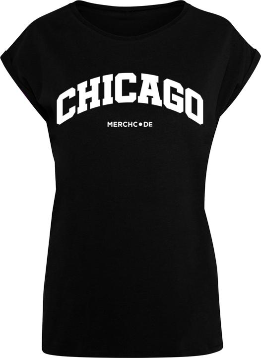 Produktbild Merchcode Ladies Chicago Wording - T-Shirt - 117985 (4XL)