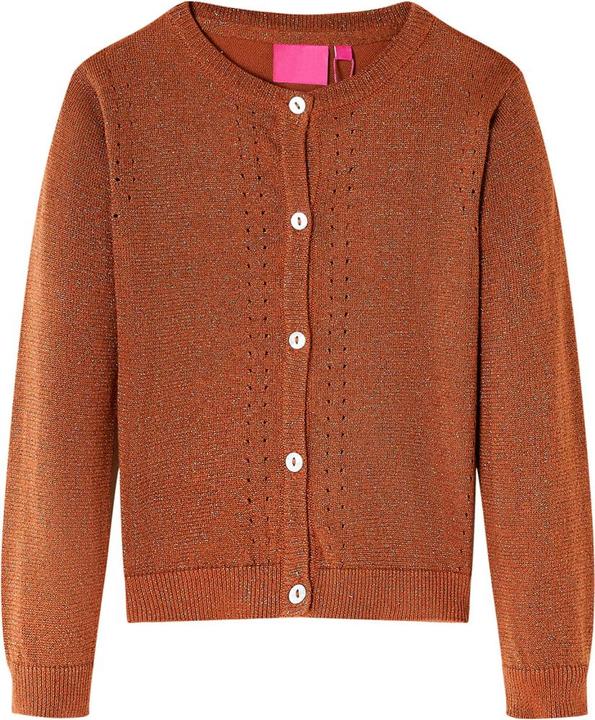 Immagine prodotto VidaXL Cardigan da bambino cognac 128,Materiale: 97% cotone. 3 (128)