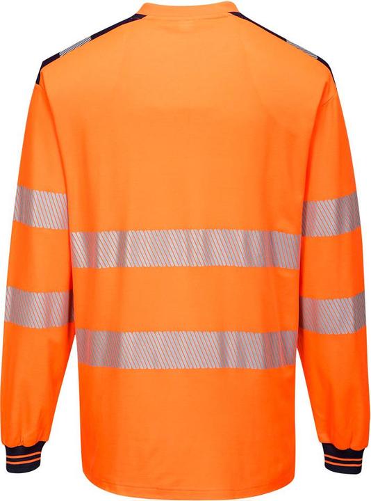 Immagine prodotto Portwest Maglietta di sicurezza PW3 Uomo in maglia Hi-Vis Comfort a maniche lunghe (M)