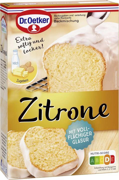 Produktbild Dr. Oetker Dr.Oetker Zitrone Backmischung 525,0 g (525 g)