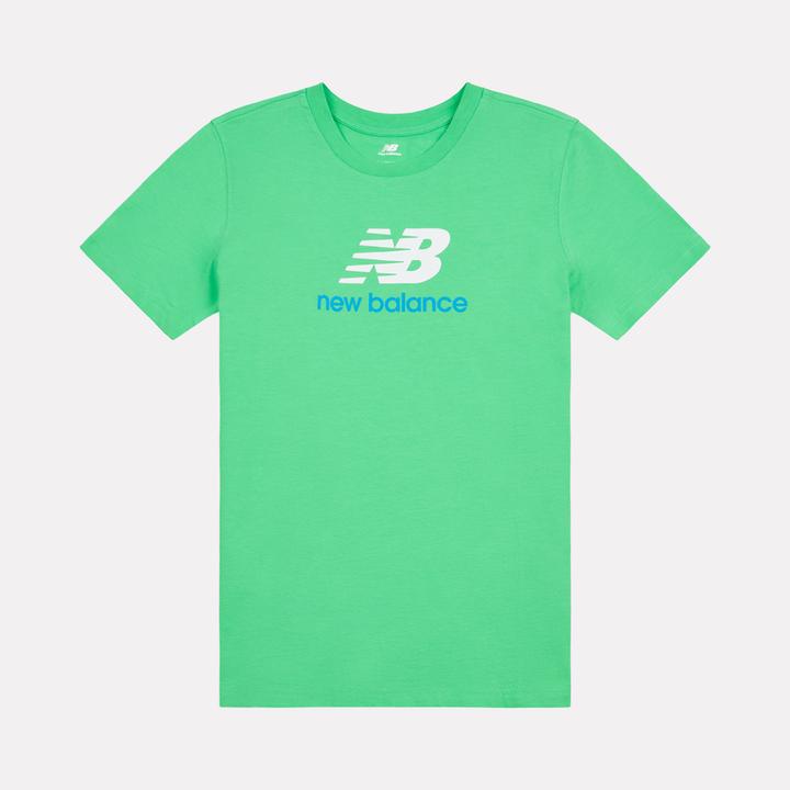 New Balance B Jersey Stacked Logo Tee
