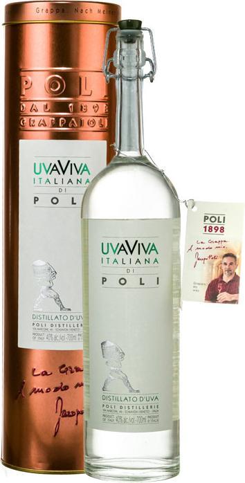 Immagine prodotto Poli Distillerie Jacopo Poli Uva Viva Italiana 0,7l 40%