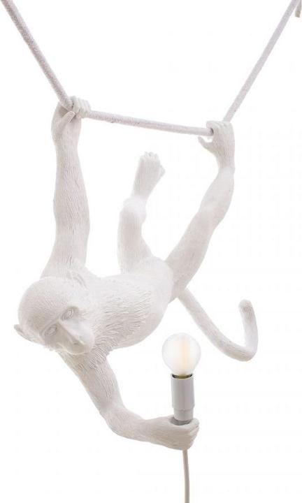 Image du produit Seletti Monkey Lamp White Lampe à Led (120 lm, E14)