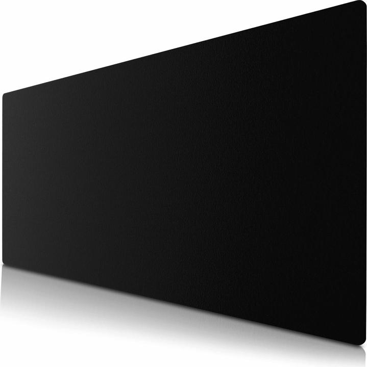 CSL Mauspad, Mausmatte XXL, Elegante Leder Optik, Schreibtischunterlage 900 x 400 mm, schwarz (XXL)