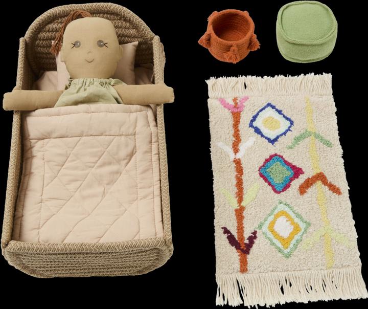 Actual product image Lorena Canals Mini Lorena Nari doll set