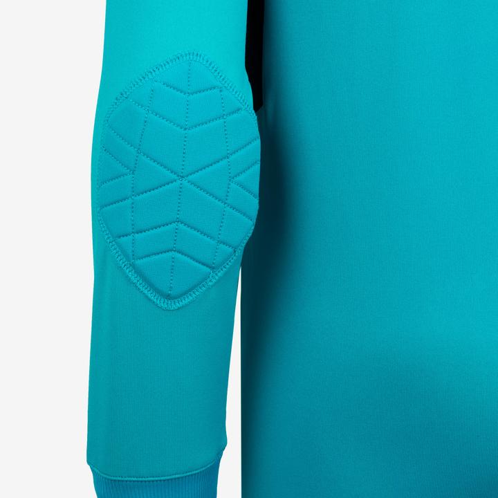 Actual product image Kipsta Kids football goalkeeper jersey - F100 turquoise (8, 9, 10)